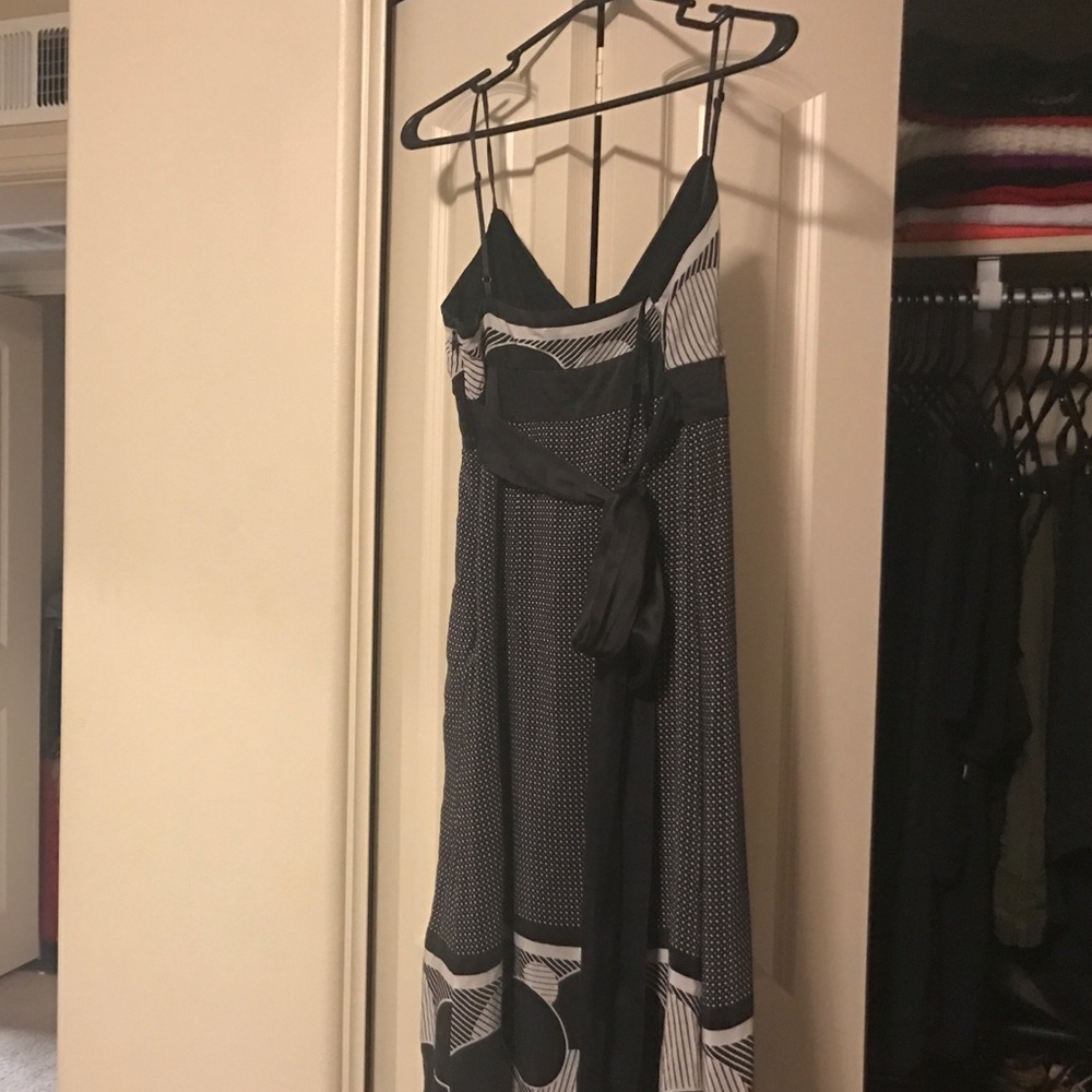 Ted baker black and white dress