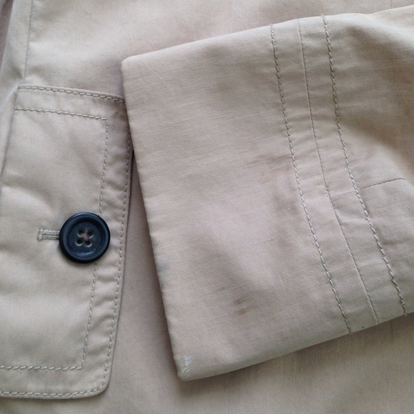 J. Crew Washed Ruffle-Collar Trench - Picture 3 of 3