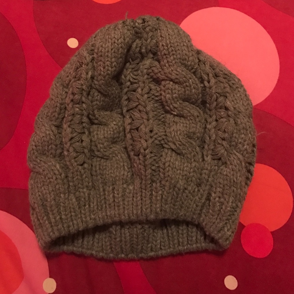 Grey winter beanie