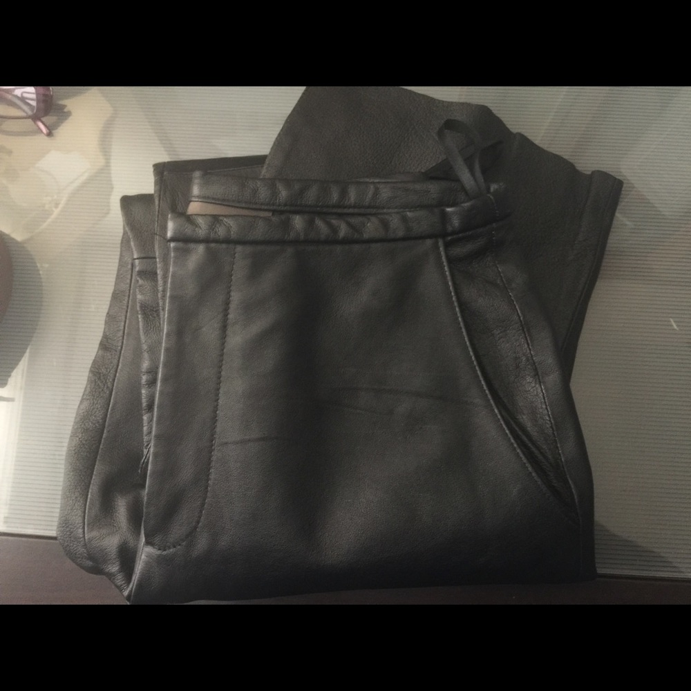 Leather pants