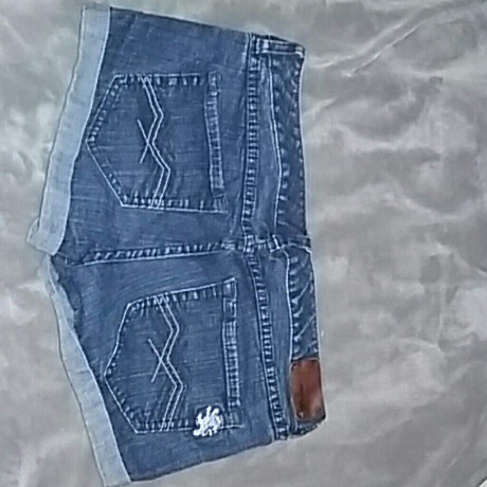 Denim shorts
