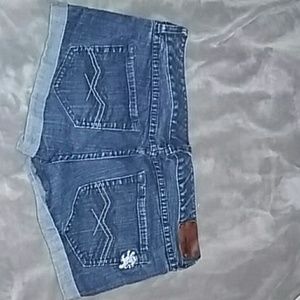 Denim shorts