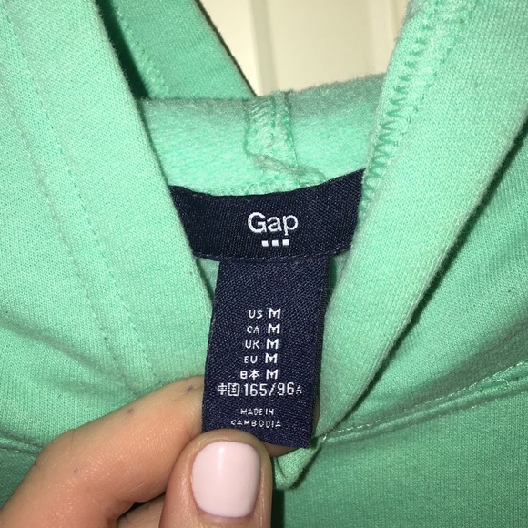 authentic teal GAP sweatshirt. - Picture 3 of 4