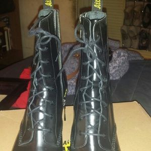 Dr. Martens Shoes - Dr. Martens Sadie heeled combat boots Dr. Martens Shoes - Dr. Martens Sadie heeled combat boots