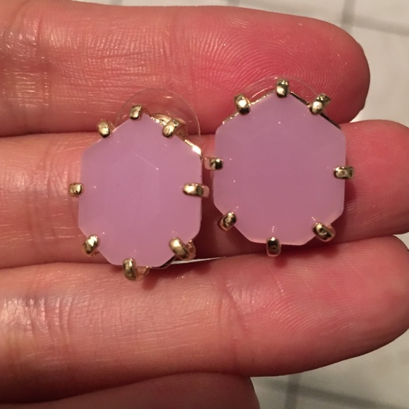 Hand crafted lilac frost studs - Picture 3 of 3