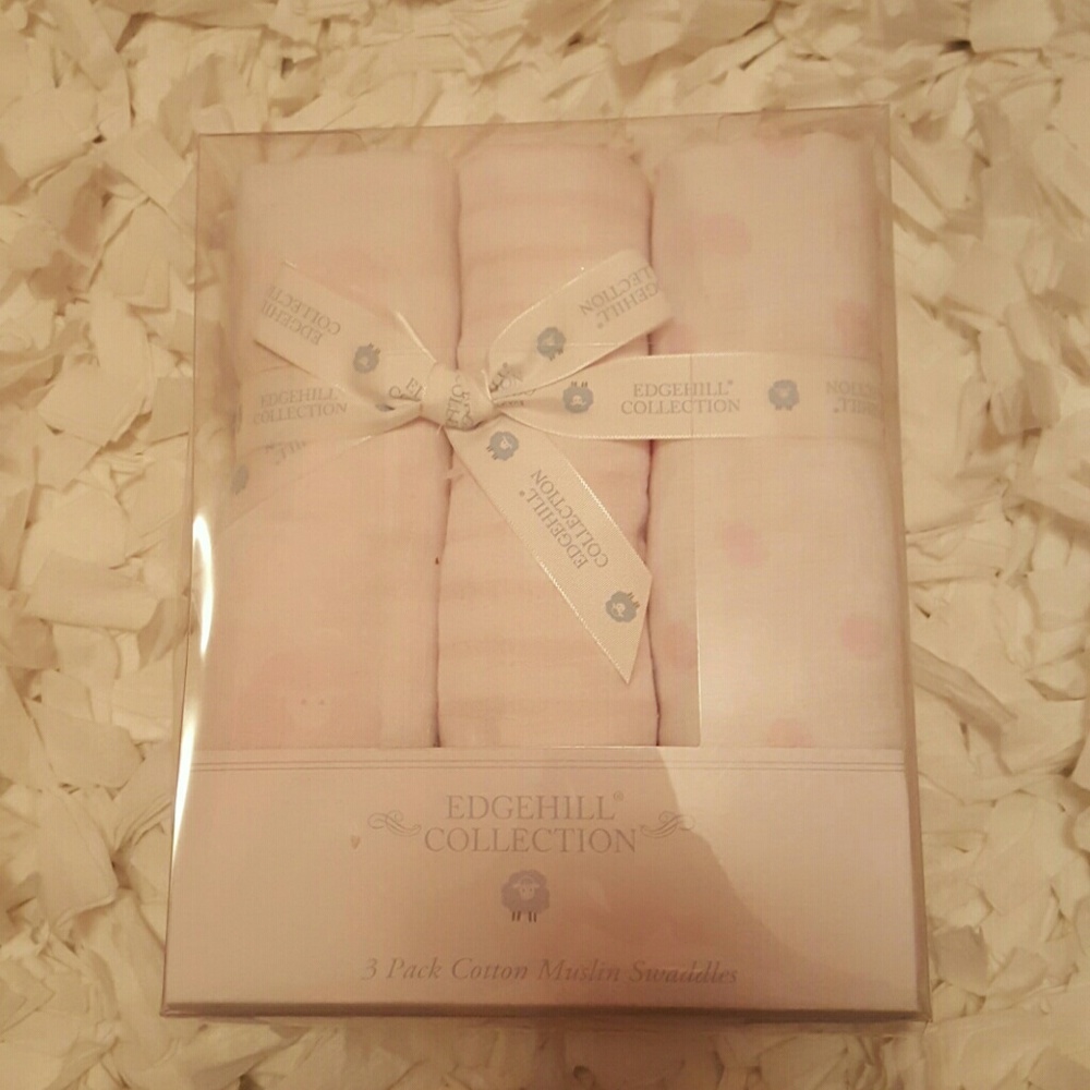 🚫🚫SOLD🚫🚫Edgehill collection swaddlers 3pk