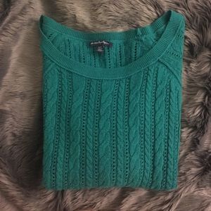 Cable knit sweater