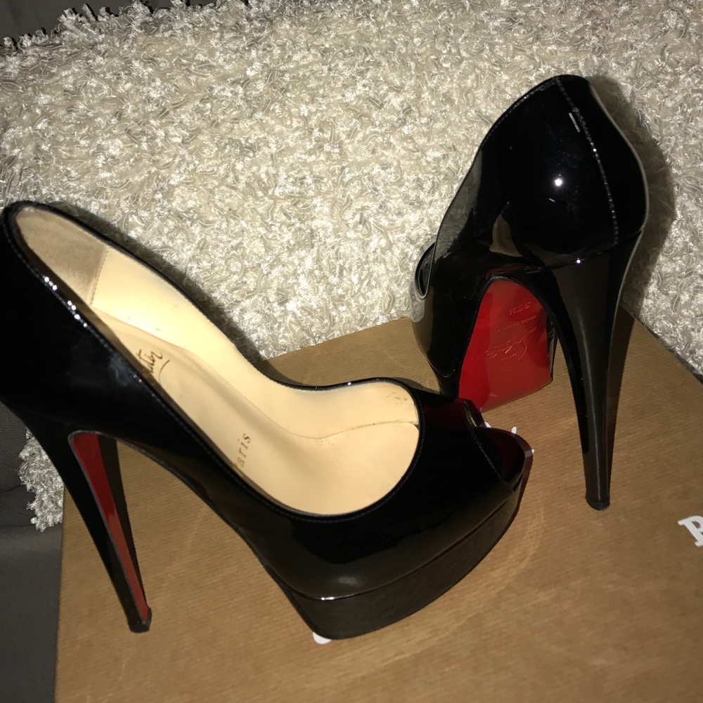 Christian Louboutin  lady peep 150 5.5