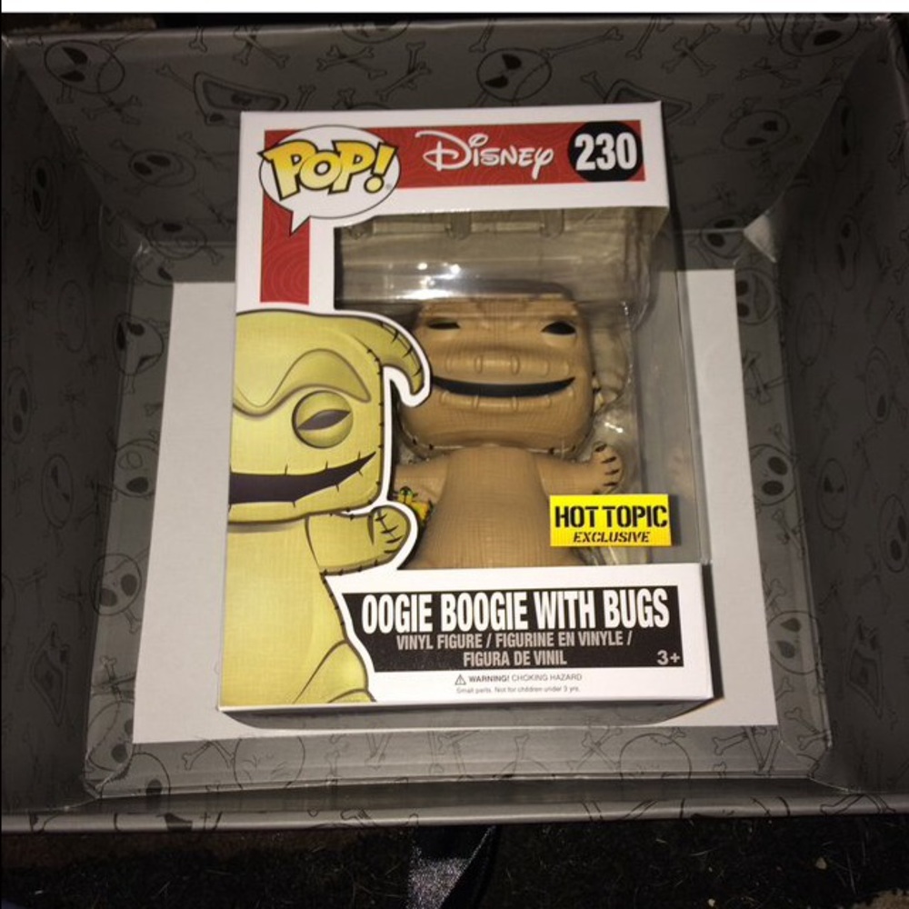 Oogie boogie hot topic exclusive Funko pop figure.