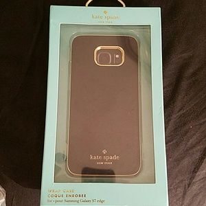 Black Kate Spade Samsung Galaxy S7 Edge case