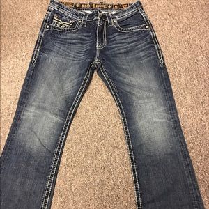 Men's rock revival Lionel Boot. Size 34