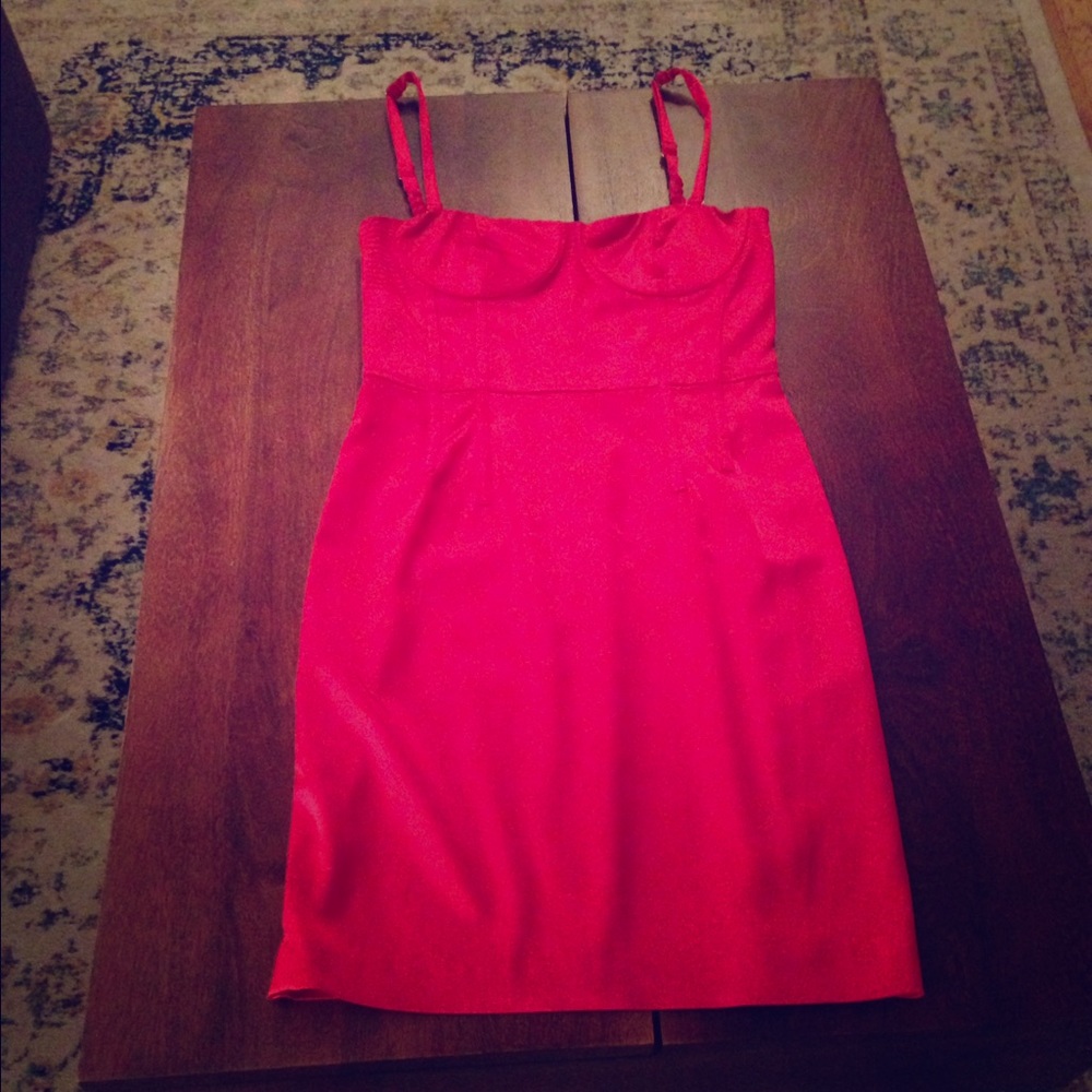 Lavender label Vera Wang hot pink dress!