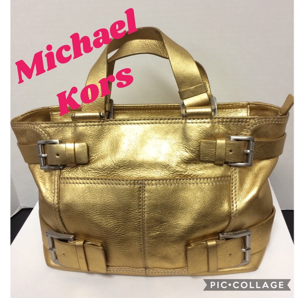 Michael Kors Gold Handbag