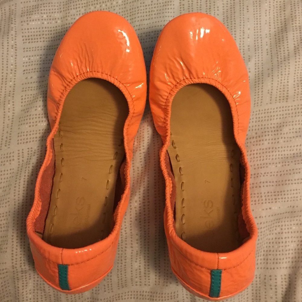 Tieks coral size 7
