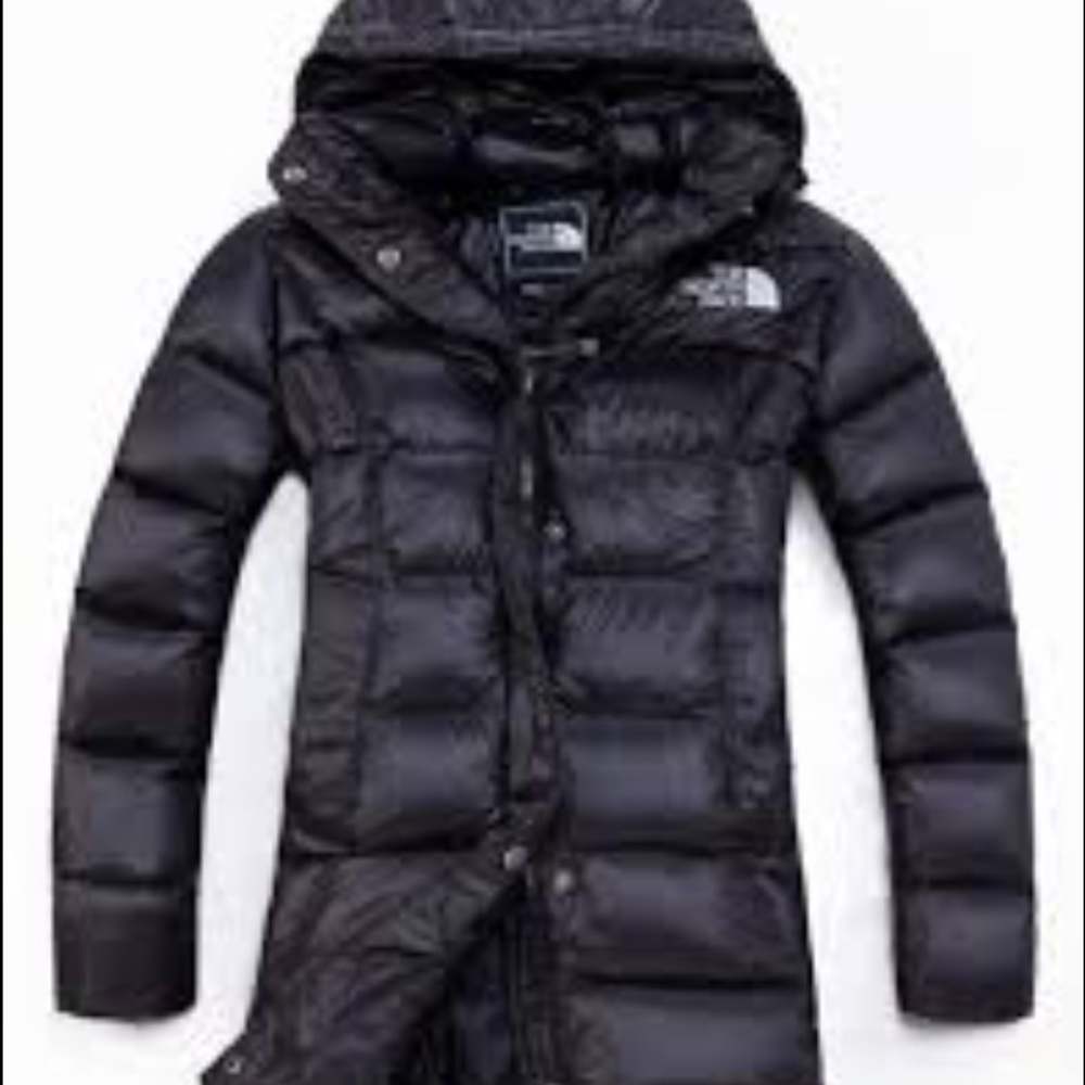 North face knee length jacket