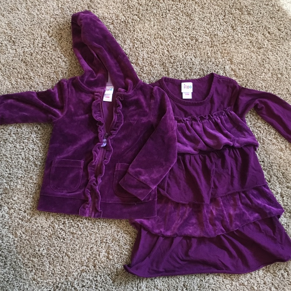 Circo baby girls TWO piece dress & jacket set, 24m