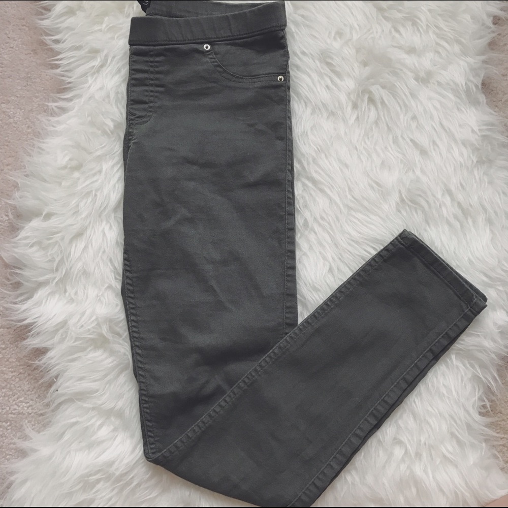 •olive green moto pants•