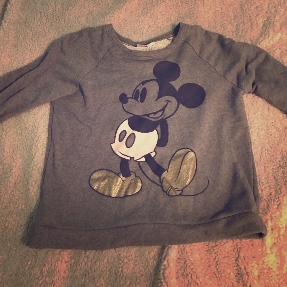 Mickey Mouse gray Disney sweatshirt