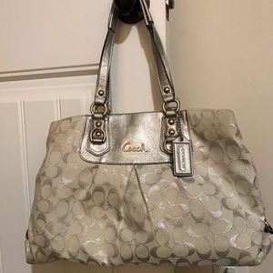 Silver Coach purse