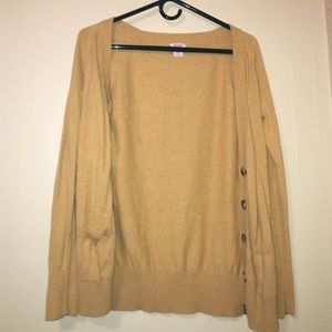 Yellow Mossimo Cardigan