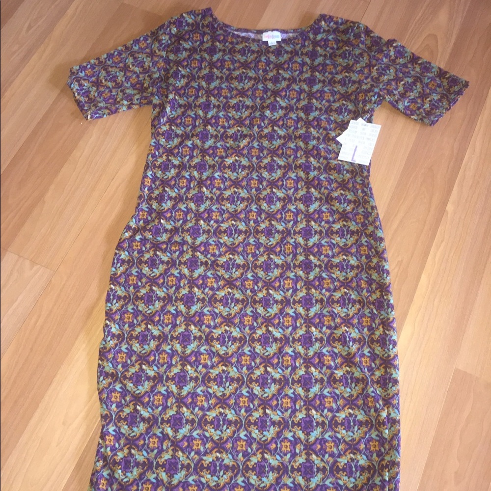Lularoe Julia style dress Falls hottest colors!