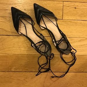 Zara flat lace ups