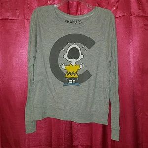 Forever 21 Charlie Brown Long Sleeve Shirt