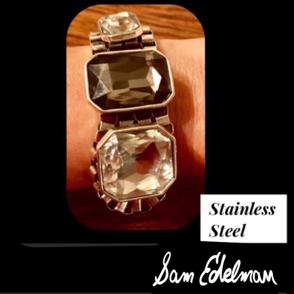 Sam Edelman Jewelry - SAM EDELMAN GEMSTONE CHAIN TOGGLE BRACELET