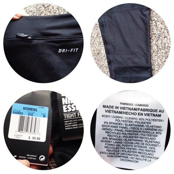 🆕Nike Essential running CAPRIS, size M - Picture 4 of 4