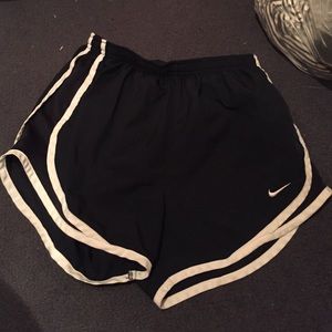 Plain Black Nike Shorts