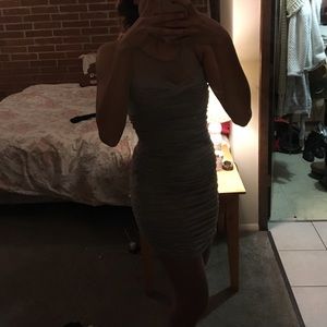 Nude sexy bodycon dress!