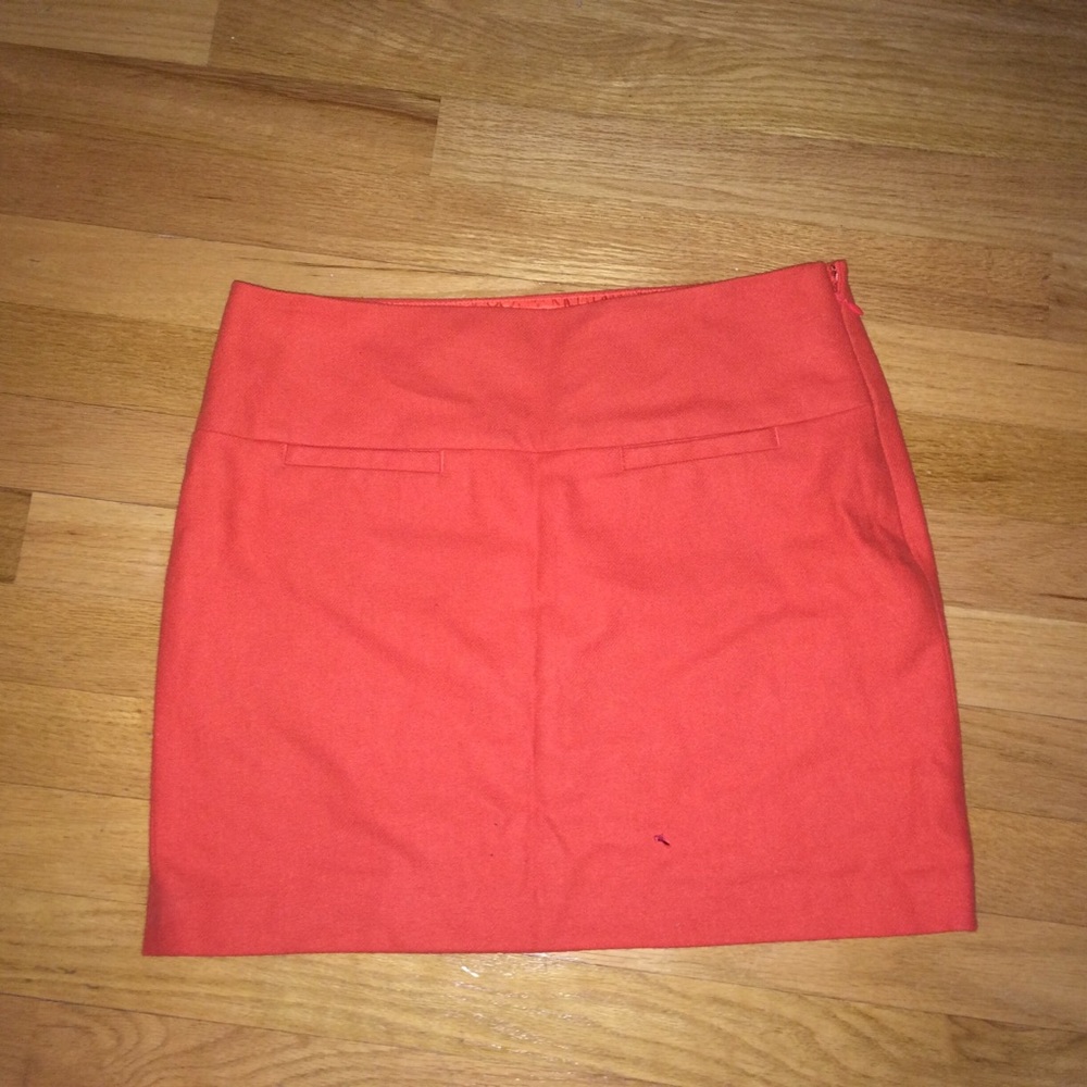 Orange Red Gap Skirt