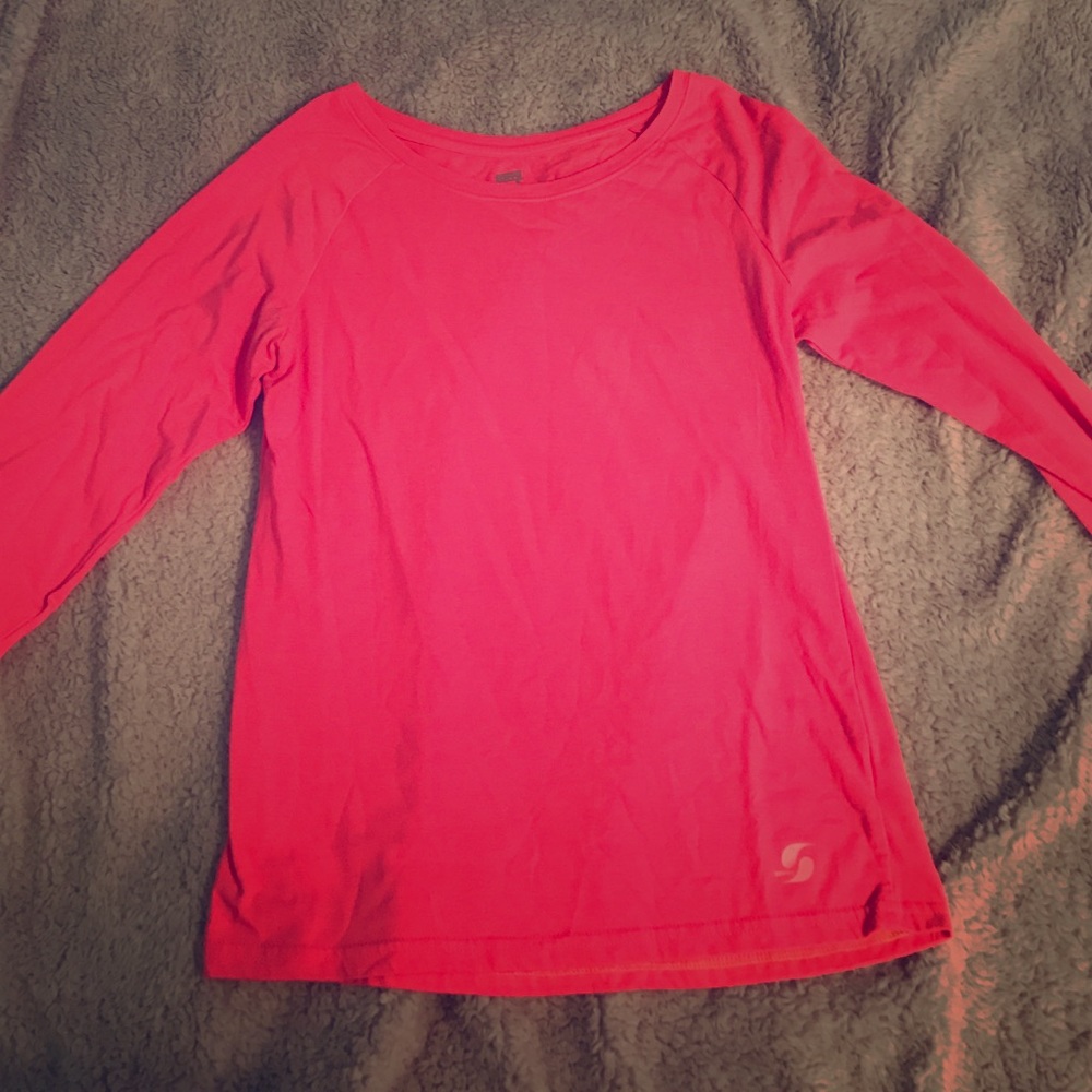 Hot pink long sleeve tshirt