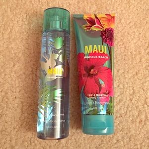 Bath & Body Works body cream and body mist