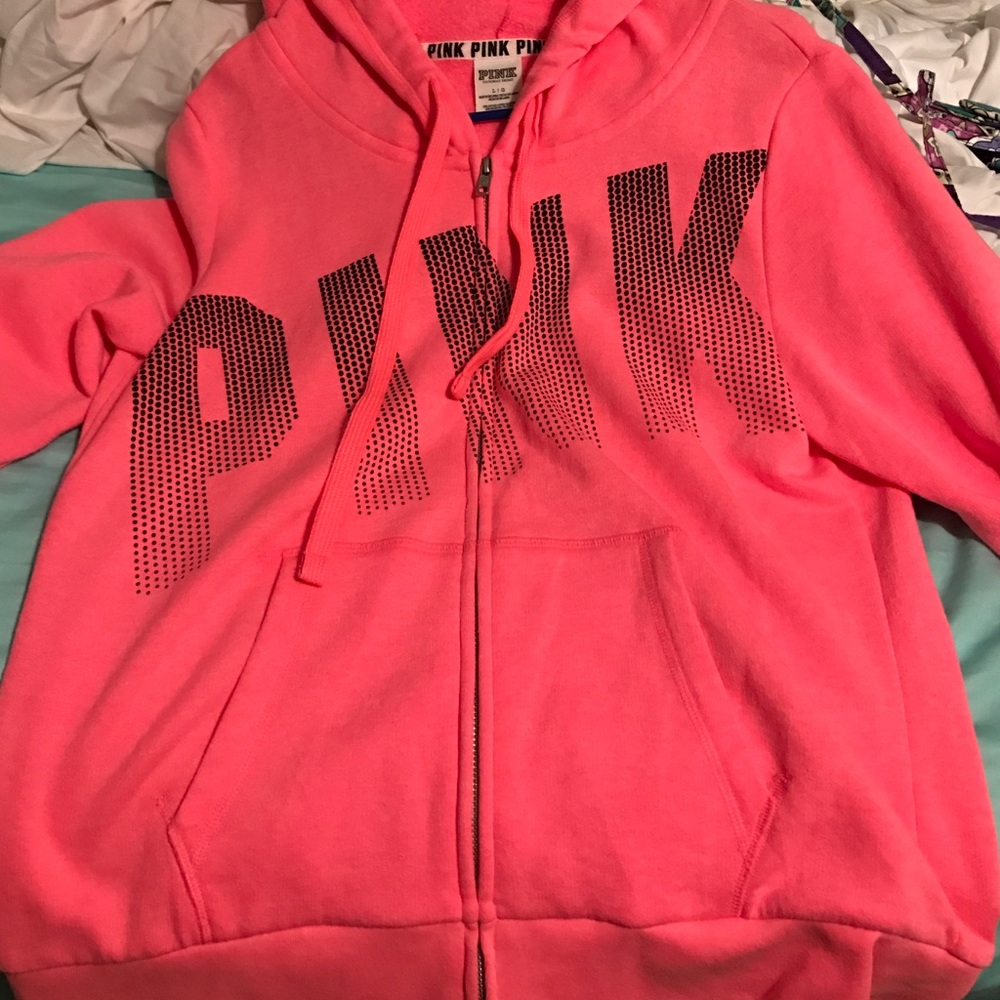 PINK full zip jacket