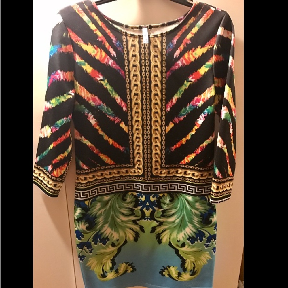 Animal print & Floral dress