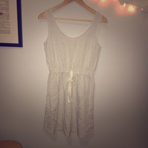 Ruche grey tank dress