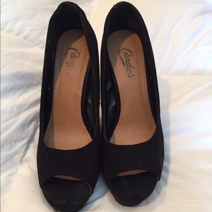 Black Suede Pumps