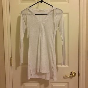 Athleta Hooded Burnout Cover Up