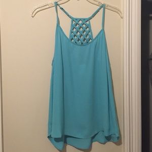 Light blue summer tank top