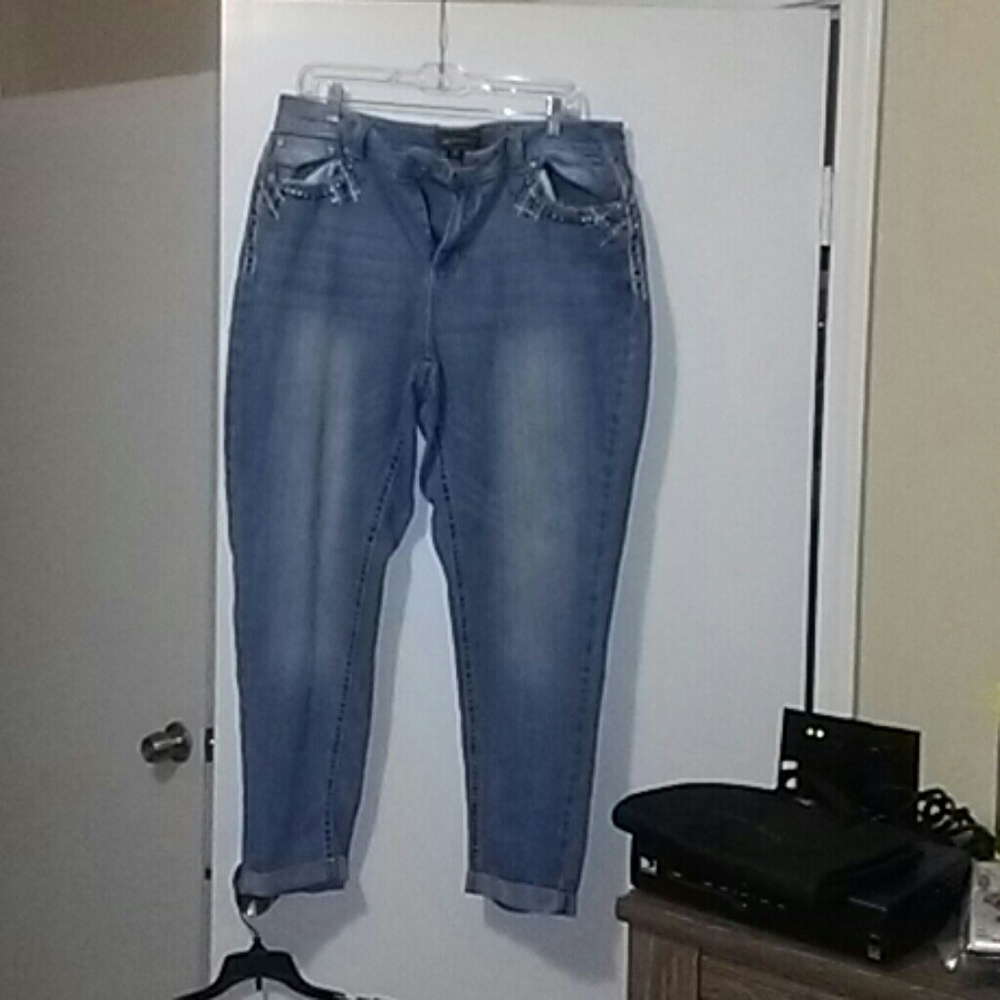 Cropped Blue jeans