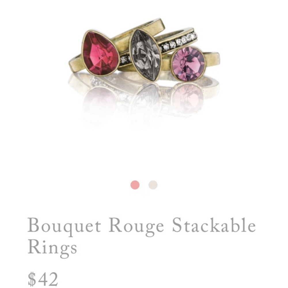 Chloe + Isabel Trio of Rings