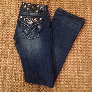 Miss me size 25x33 bootcut jeans