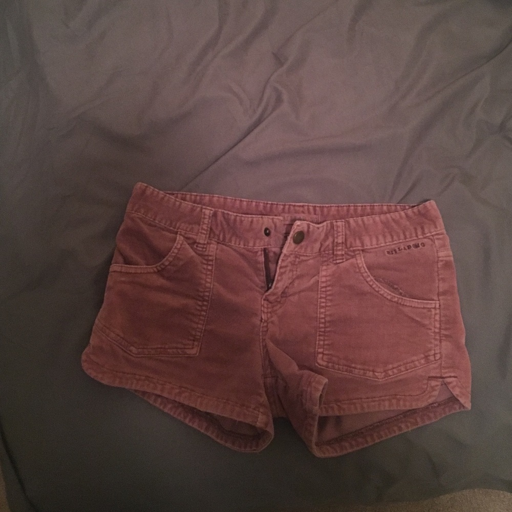 Corduroy shorts