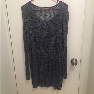 SOLD Blue crocheted sweater