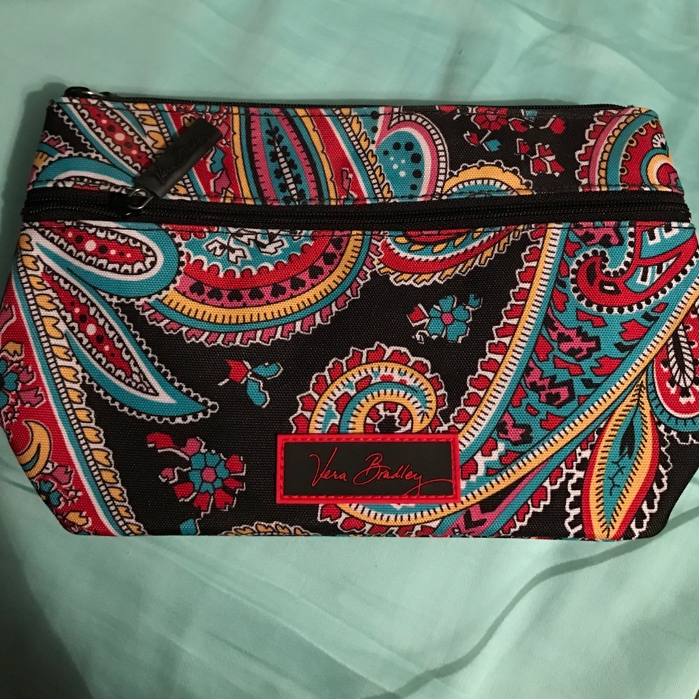 Vera Bradley Parisian paisley cosmetic bag