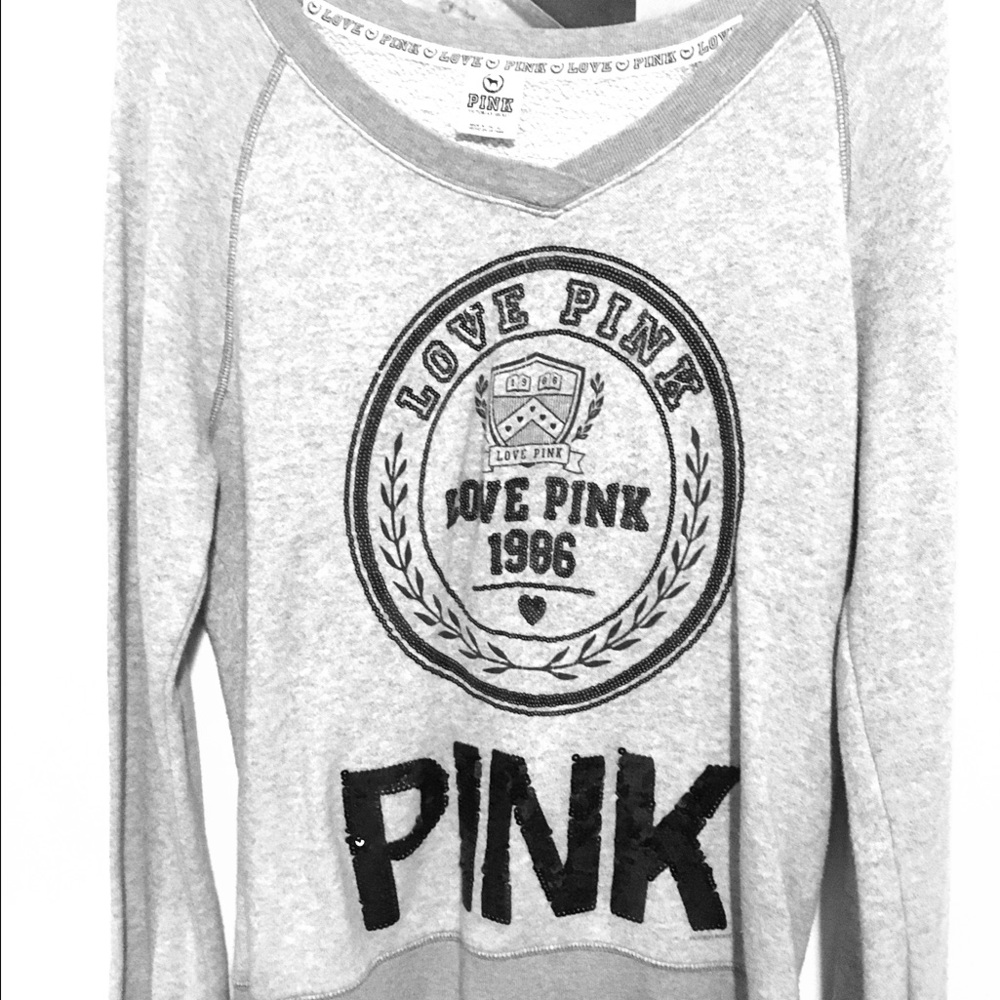 LOVE Pink Pullover Sweater