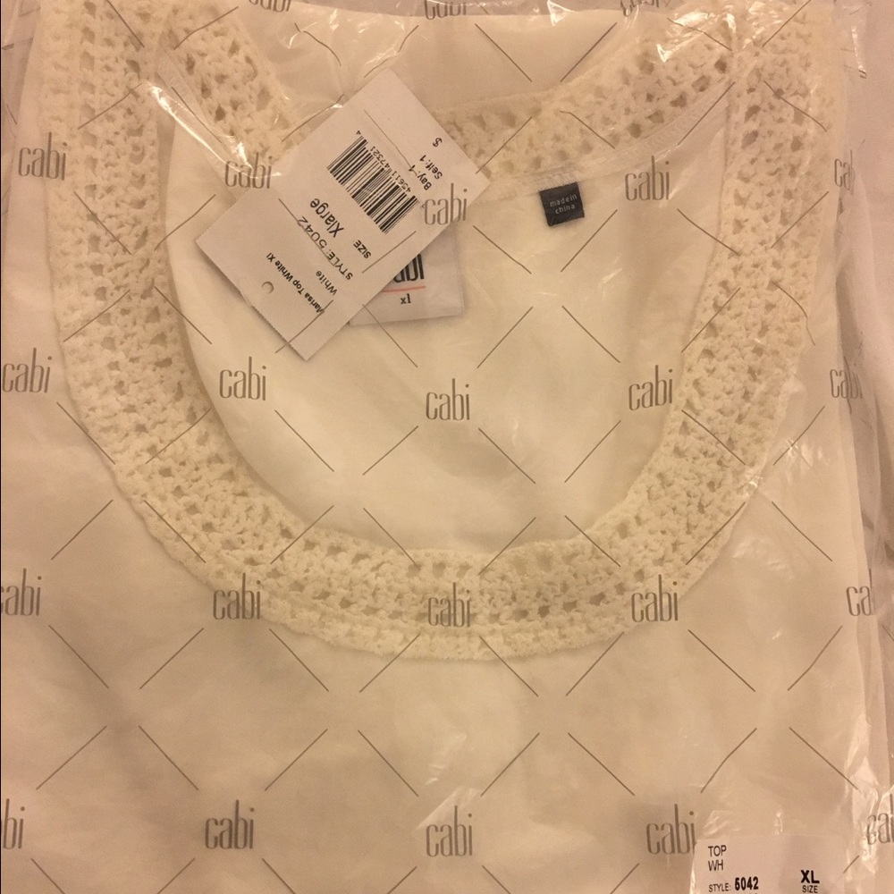 CAbi Marisa Top (white)