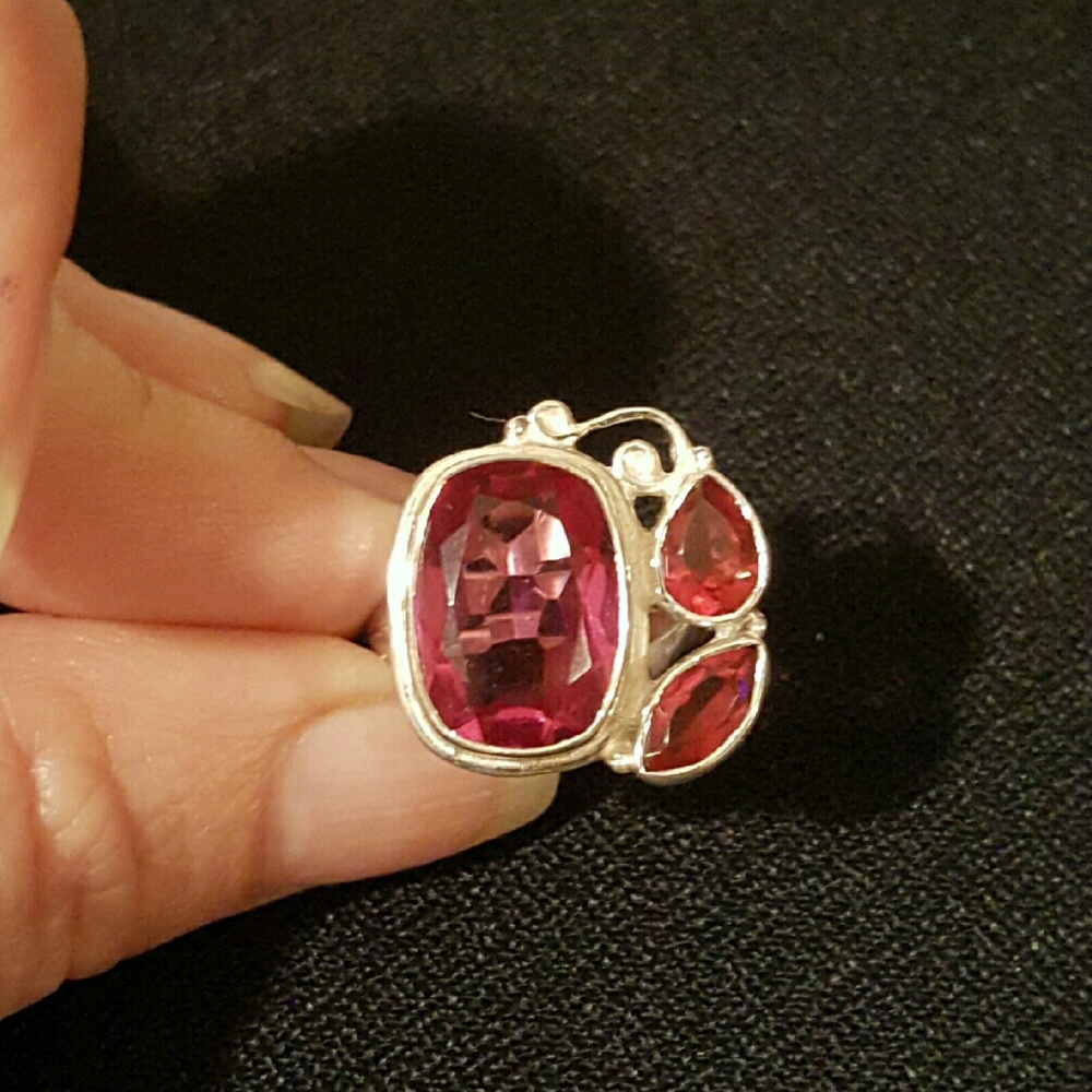 SOLD!!!! - Pink Tourmaline in SS 925