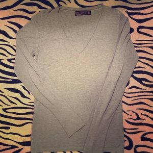 Zara grey v-neck sweater